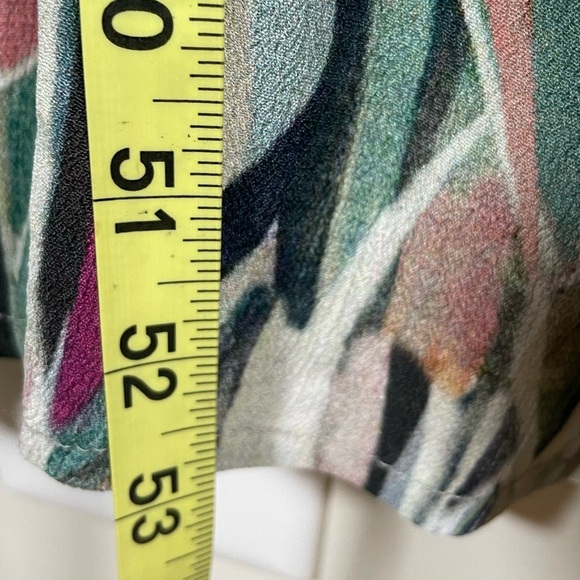 bl-nk ANTHROPOLOGIE Winona Watercolor Shirtdress SZ S FLOWY button Down western - Picture 14 of 16